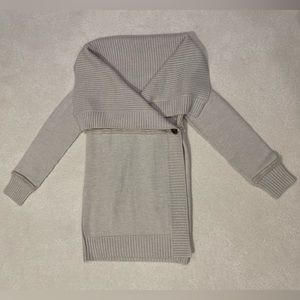 Grey Cowl Neck Sweater